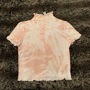 Tie Dye Mid-length Crop Top